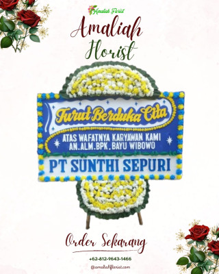 Papan Bunga Duka di Sukarena