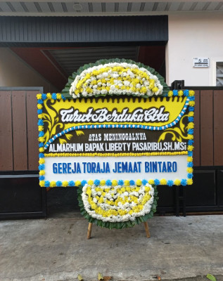 Papan Bunga Duka di Sukarena