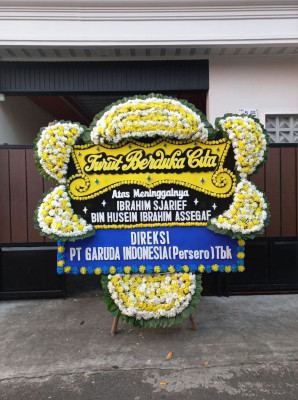 Papan Bunga Duka di Sukarena